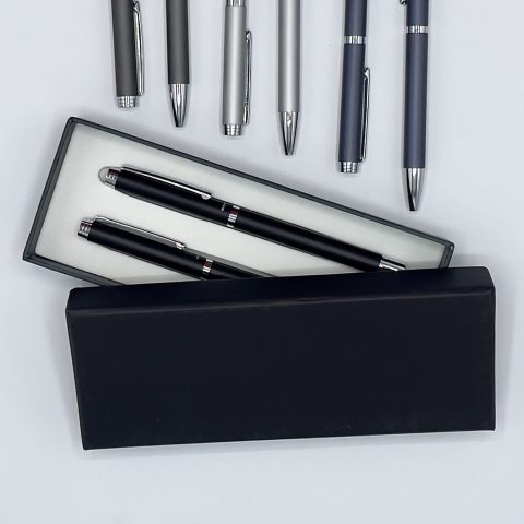 ENSEMBLE DE 2 STYLO METAL LUX