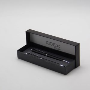 ENSEMBLE DE 2 STYLOS LUXE AVEC BOITE LUXE NOIR